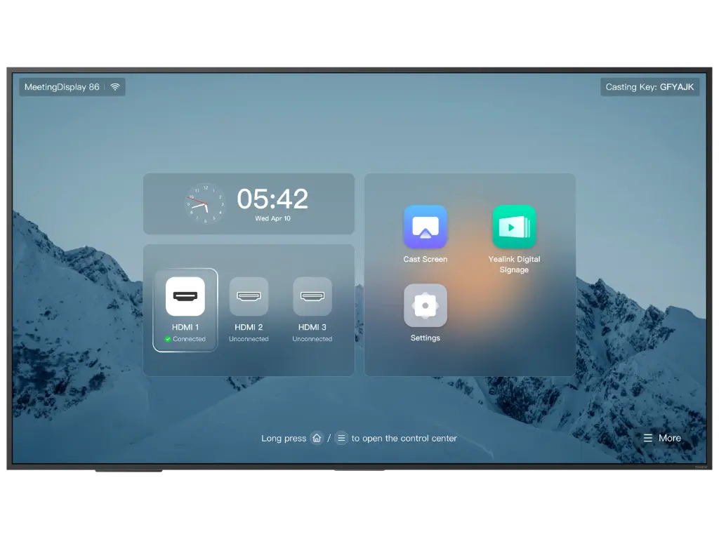 [1203692] Yealink MD86 Meeting Display
