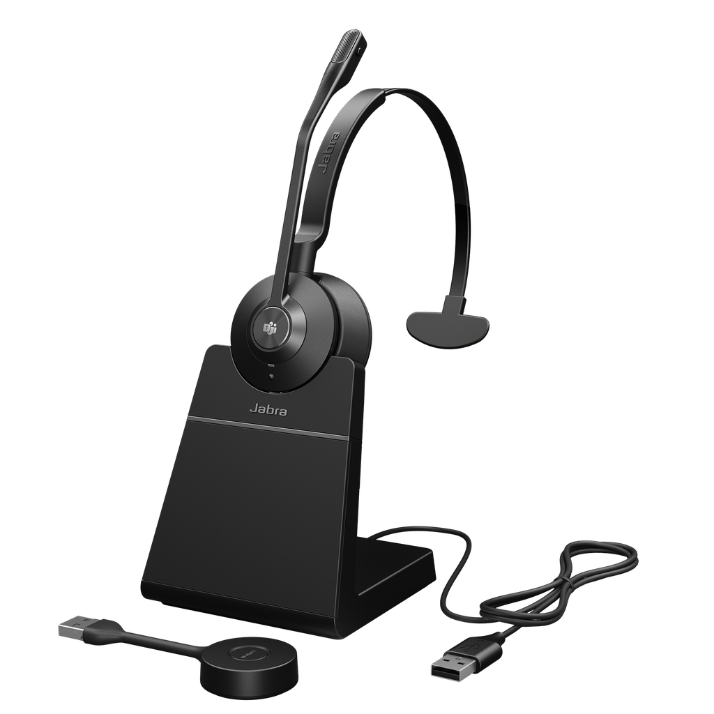 Jabra Engage 55 SE Mono USB-A MS með hleðslustand