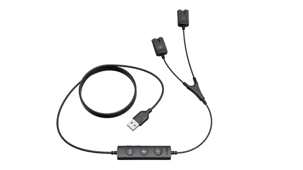 Yealink USB/QD Trainer Cable (1 PCS) f/YHS series